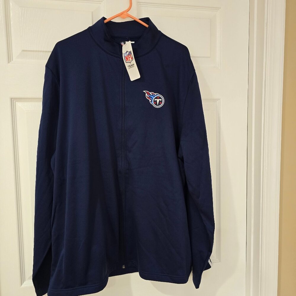 Tennessee Titans Men's NFL Team Apparel Full-Zip Jacket Navy Size 2XL NWT